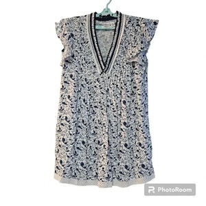 Goa Beachwear by Japna Swim Coverup Dress, Women's Size S BOHO Hippie